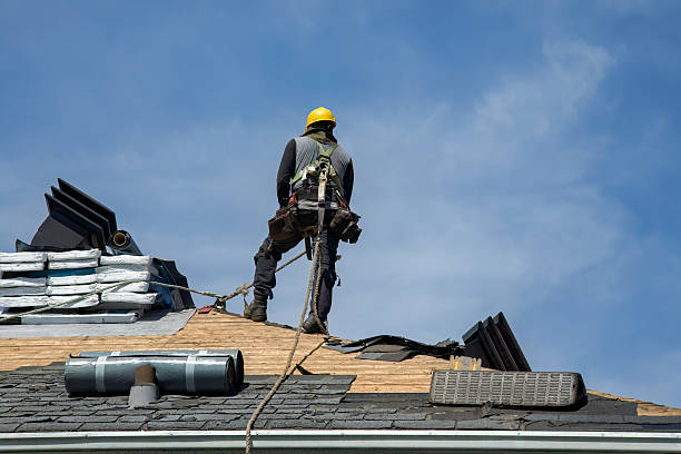 Professional Roofing technician working in Lockwood, NY